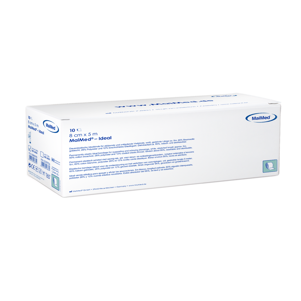 MaiMed-Ideal, ohne Cello, weiß Dauerelastische Binden