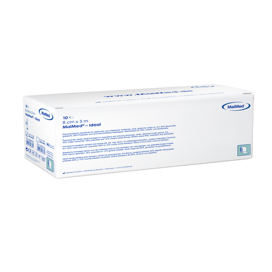 MaiMed-Ideal, sans violoncelle, bandages blancs à élasticité permanente