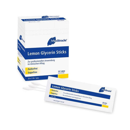 Meditrade Lemon Glycerin Stick | Packung (25 Stück)