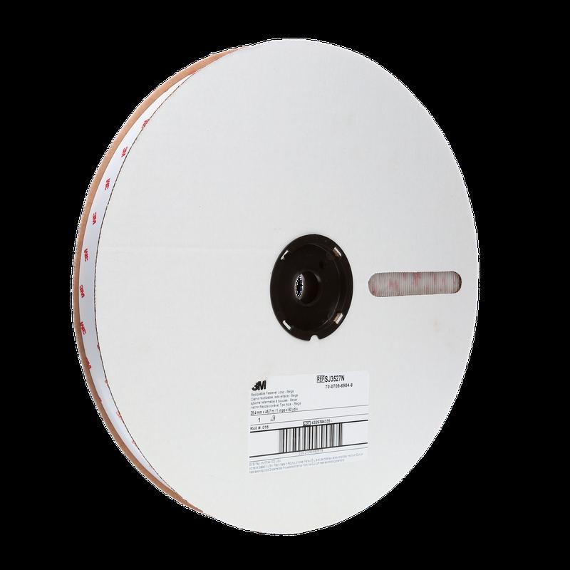 3M™ Loop Tape SJ3527N Noir - Fermetures Velcro amovibles