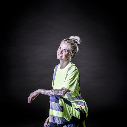 NITRAS MOTION TEX VIZ, Warn-T-Shirt