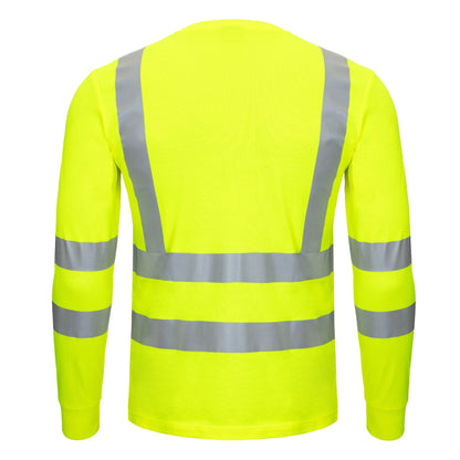 NITRAS MOTION TEX VIZ, chemise manches longues haute visibilité