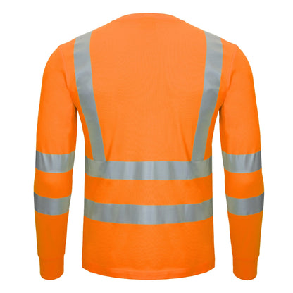 NITRAS MOTION TEX VIZ, chemise manches longues haute visibilité