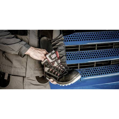 NITRAS ERGO STEP HIGH, semelle semi-orthopédique, noir/jaune