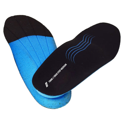 NITRAS ERGO STEP MEDIUM, semelle semi-orthopédique, noir/bleu