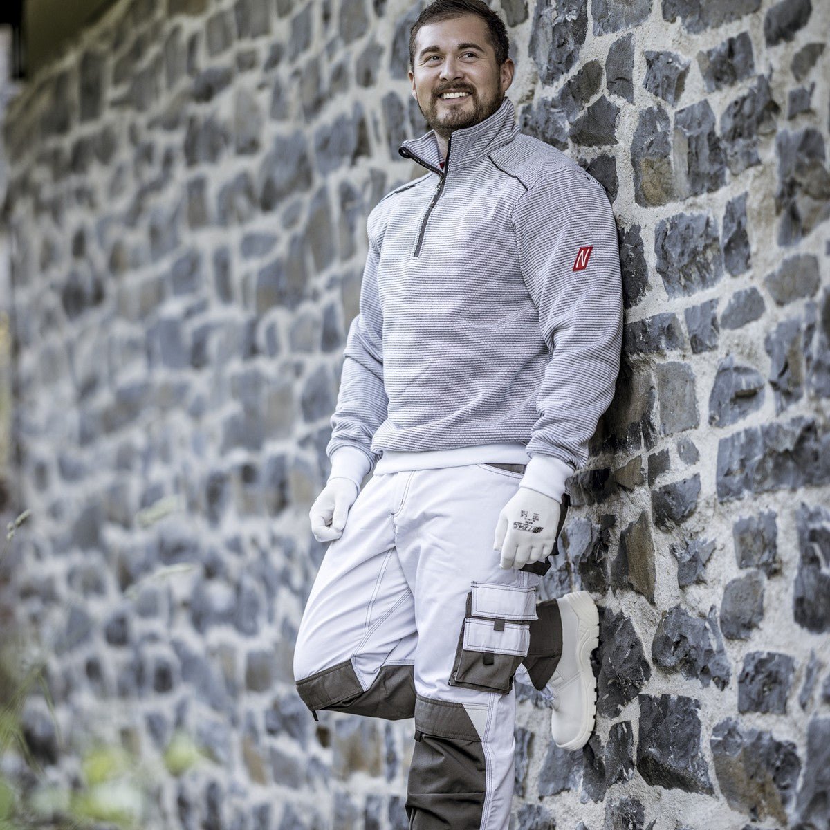 NITRAS MOTION TEX PLUS, Pullover, weiß