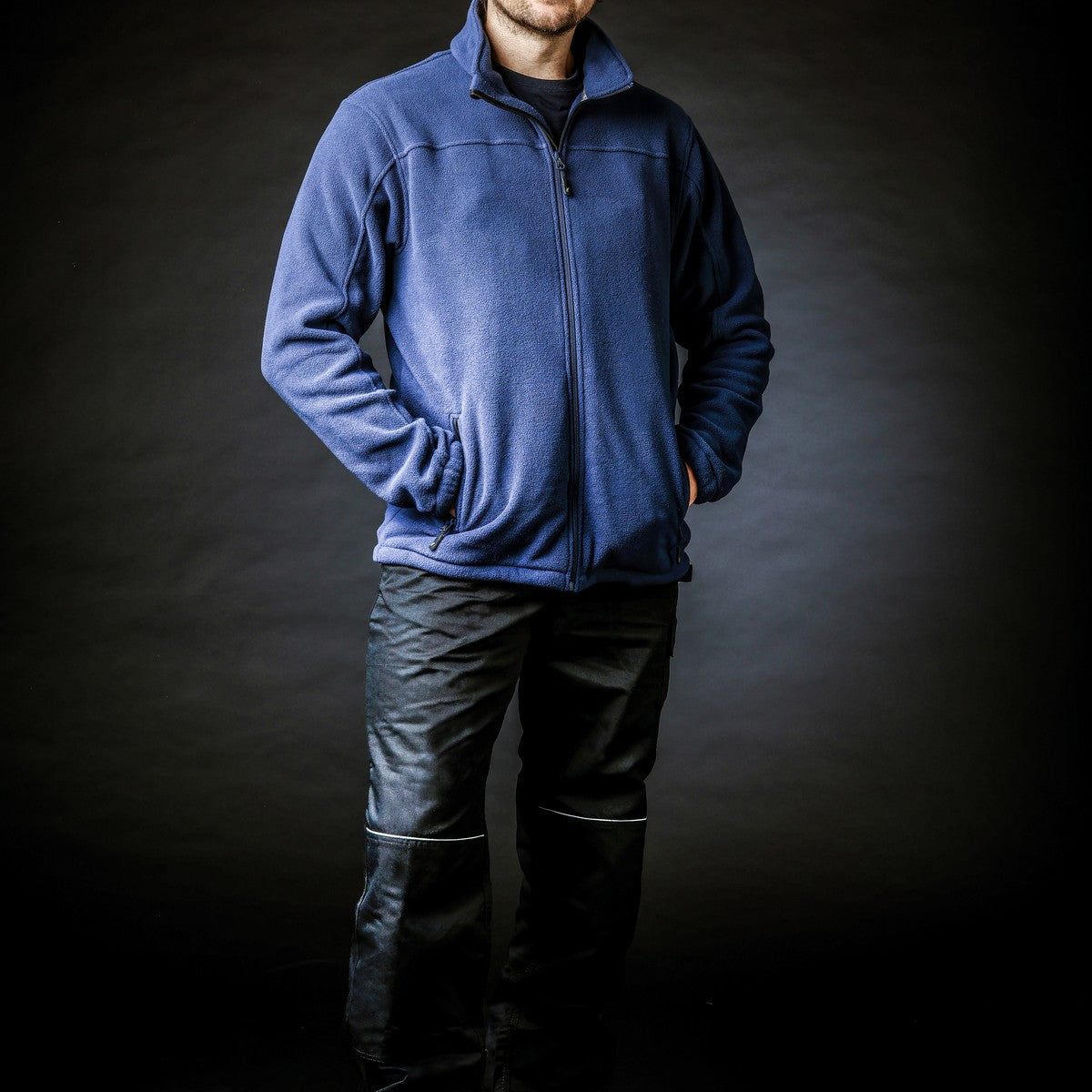 NITRAS MOTION TEX PLUS, veste polaire, bleu marine