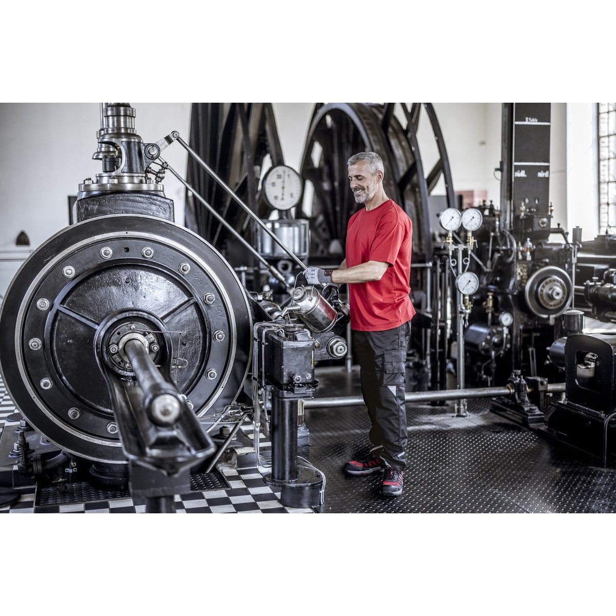 NITRAS MOTION TEX PLUS, pantalon de travail, long, noir