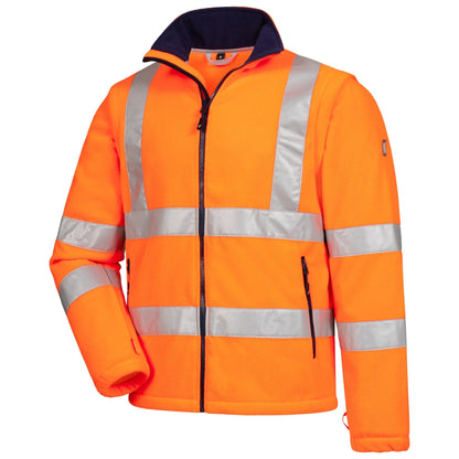 NITRAS MOTION TEX VIZ, veste polaire haute visibilité