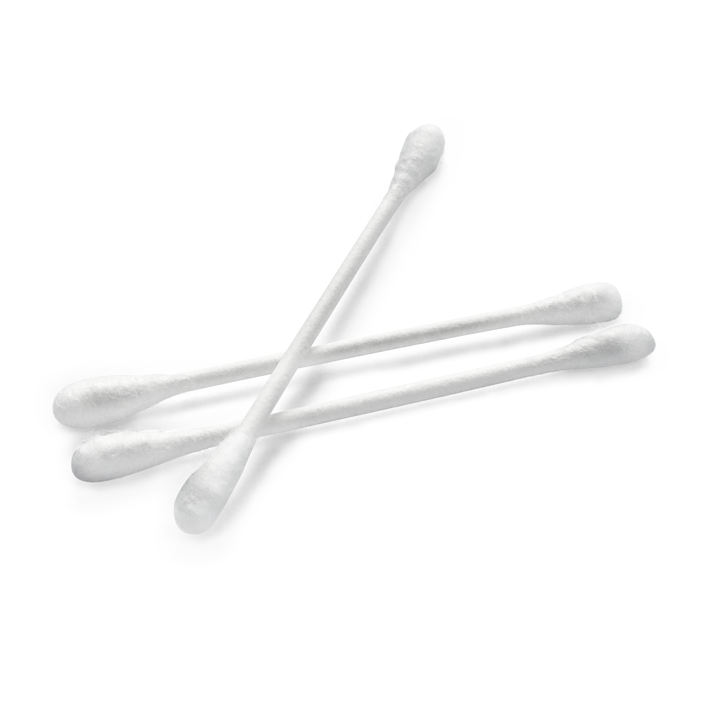 MaiMed -Tip Classic ECO (kleiner Kopf) unsteril Wattestäbchen, Pappstab, 200 St./Beutel | Packung (200 Stück)