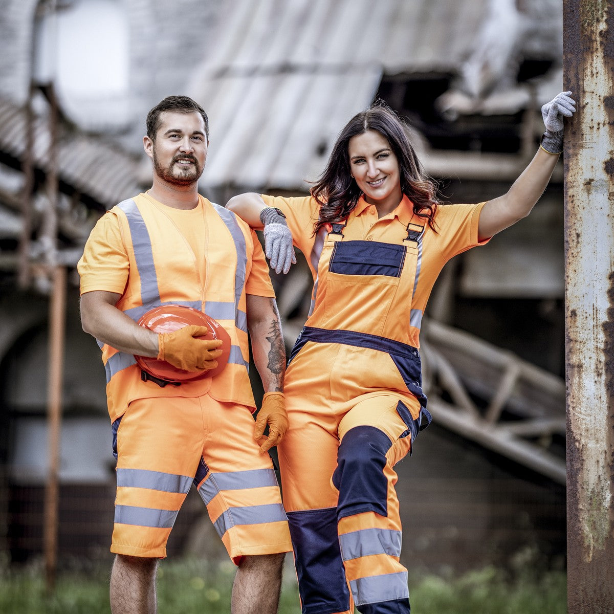 NITRAS MOTION TEX VIZ, Warn-T-Shirt