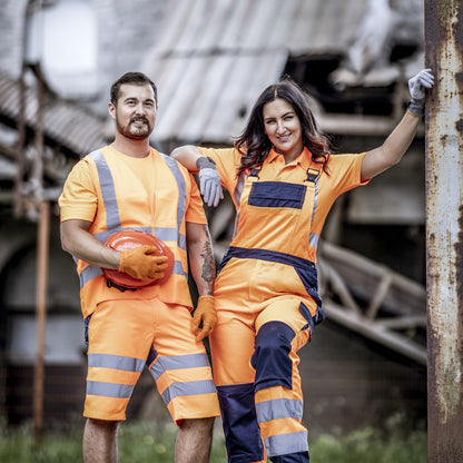 NITRAS MOTION TEX VIZ, Warn-T-Shirt