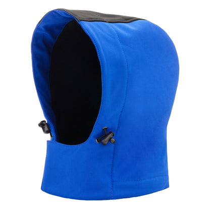 Capuche amovible NITRAS, bleu roi/noir, polyester OEKO-TEX : 94% ; Élasthanne : 6% | Paquet (1 pièce)
