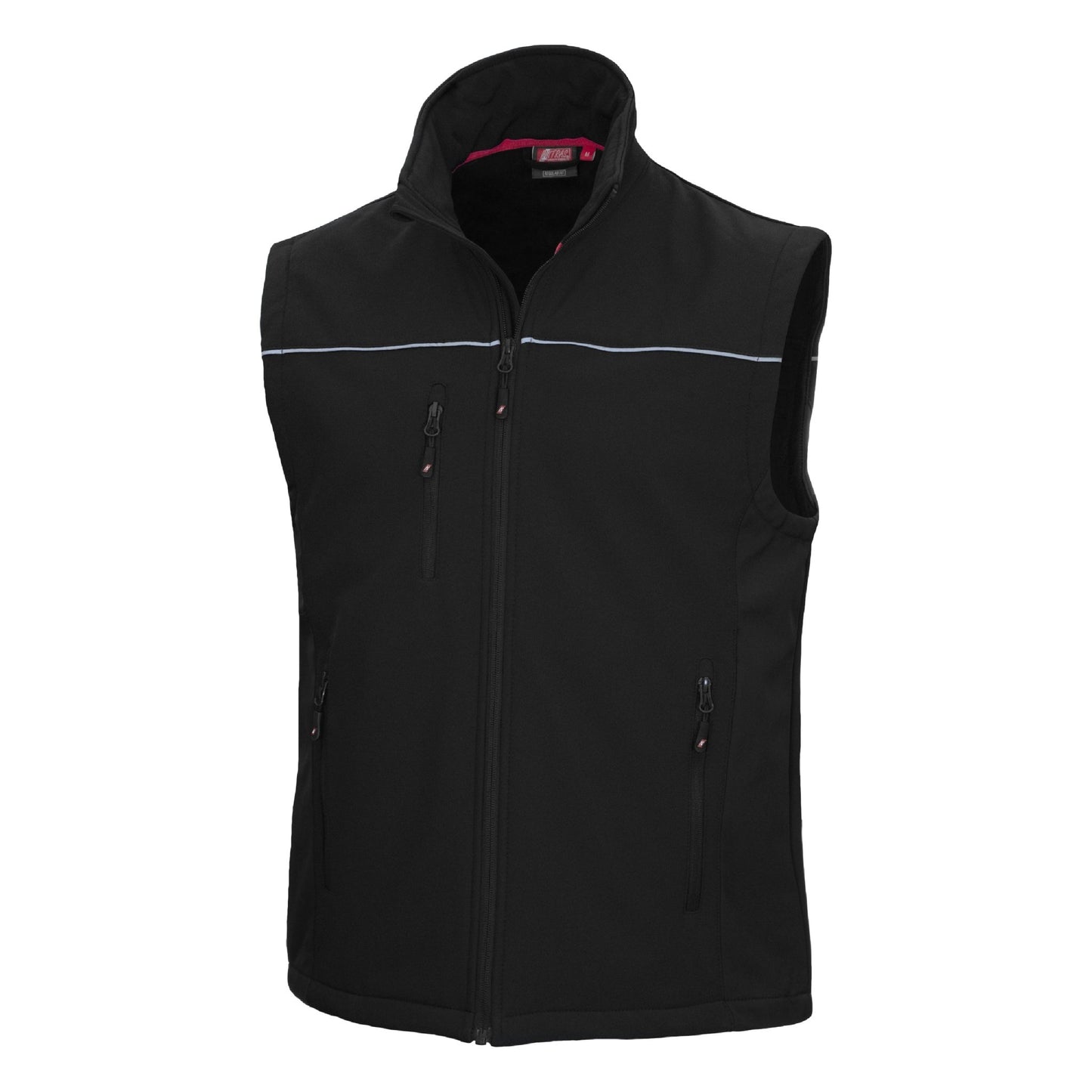 NITRAS MOTION TEX LIGHT, Softshellweste, schwarz