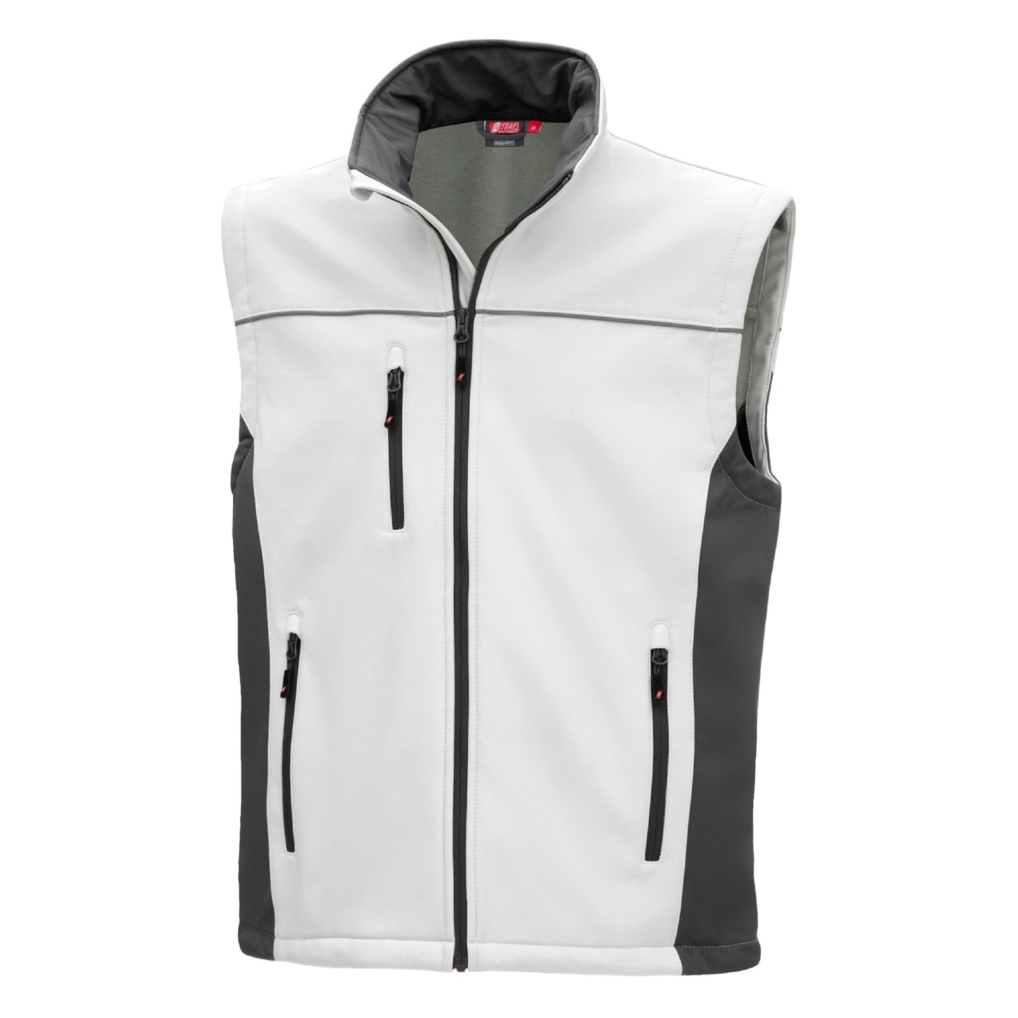 NITRAS MOTION TEX LIGHT, Softshellweste, weiß / grau