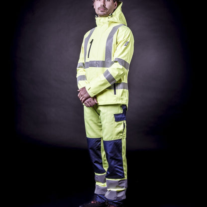 NITRAS MOTION TEX VIZ PLUS, Warn-Regenjacke