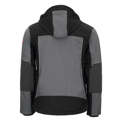 NITRAS MOTION TEX PLUS, Softshelljacke, grau / schwarz