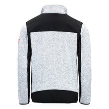 NITRAS MOTION TEX PLUS, Strick-Softshelljacke, hellgrau / schwarz