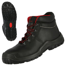 NITRAS POWER STEP MID, S3 HI HRO bottes de sécurité, mi-hauteur, noir