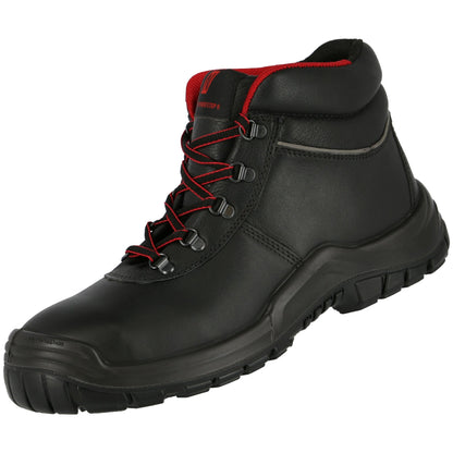 NITRAS POWER STEP MID, S3 HI HRO Sicherheitsstiefel, halbhoch, schwarz