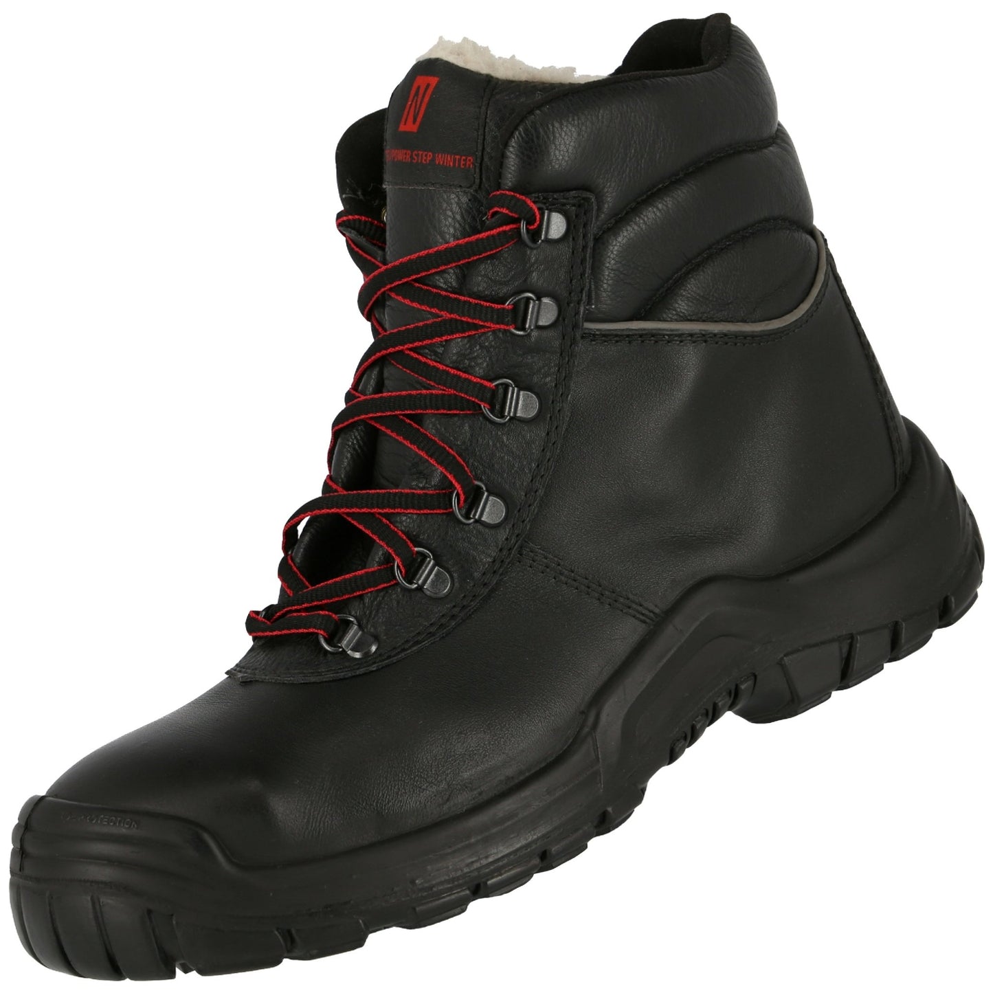 NITRAS POWER STEP MID+, S3 CI HI HRO SRC Sicherheitswinterstiefel, halbhoch, schwarz