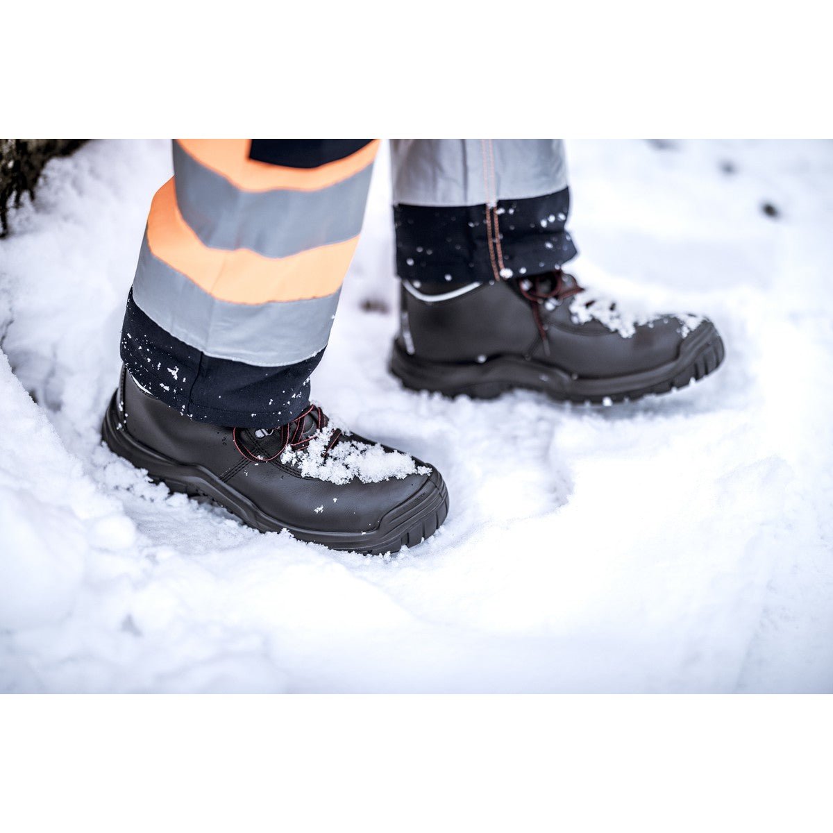 NITRAS POWER STEP MID+, S3 CI HI HRO SRC Sicherheitswinterstiefel, halbhoch, schwarz