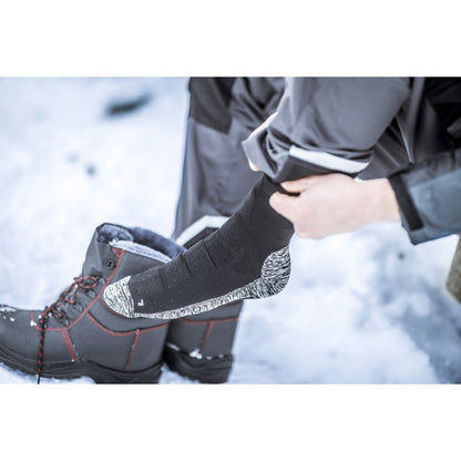 NITRAS Winter-Socken, schwarz
