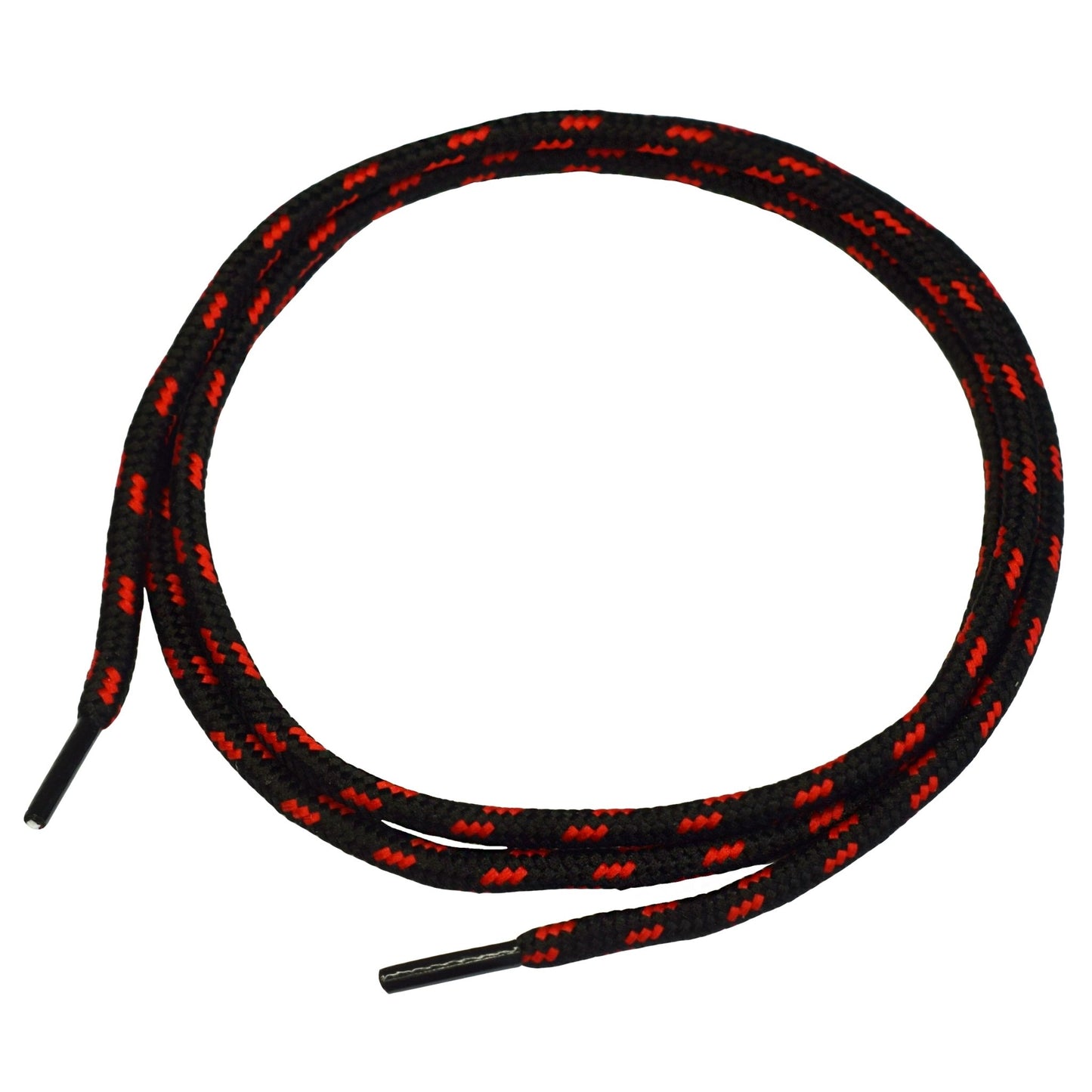 NITRAS Schnürsenkel, schwarz / rot | Packung (1 Paar)