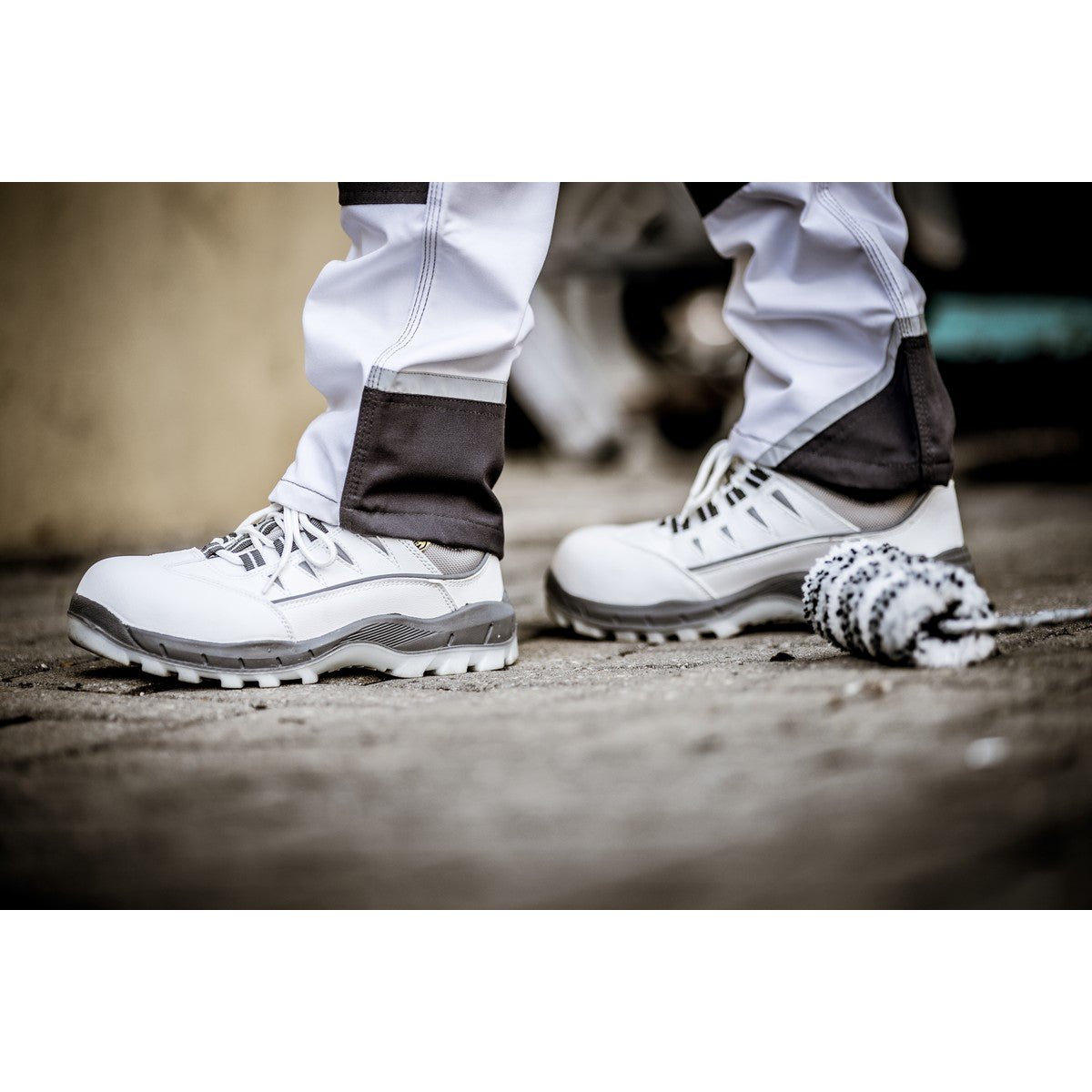 NITRAS SPORT STEP WH, Sicherheitshalbschuhe, weiß
