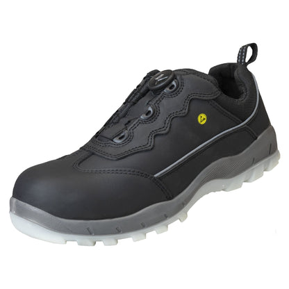 NITRAS SPORT STEP FIT, Sicherheitshalbschuhe, schwarz