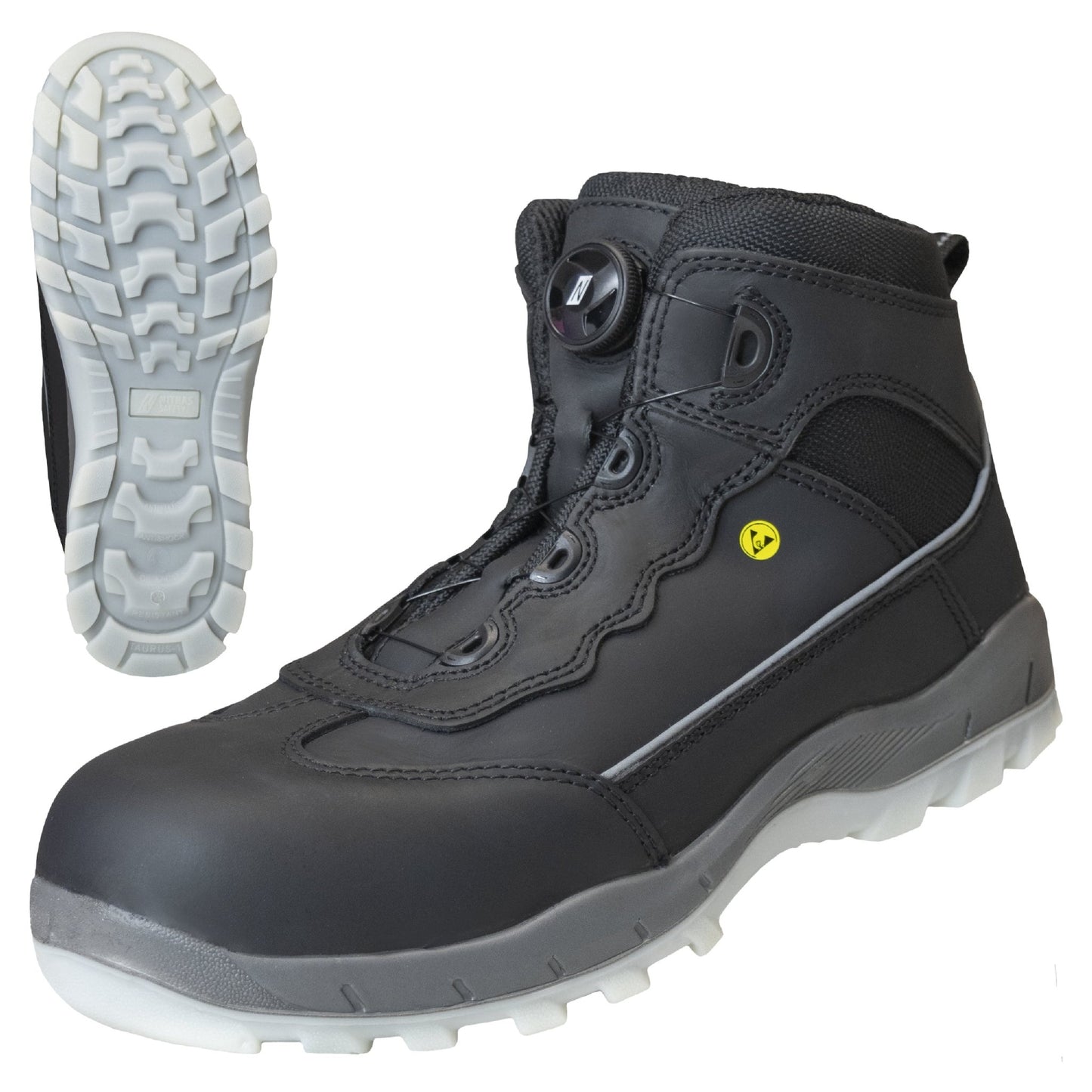 NITRAS SPORT STEP MID FIT, Sicherheitsstiefel, halbhoch, schwarz