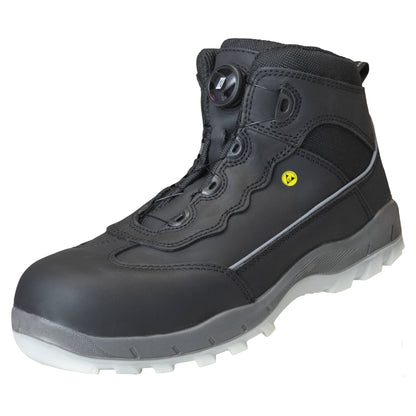 NITRAS SPORT STEP MID FIT, Sicherheitsstiefel, halbhoch, schwarz