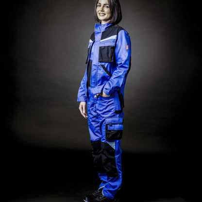 NITRAS MOTION TEX PLUS, Arbeitsjacke, königsblau / schwarz
