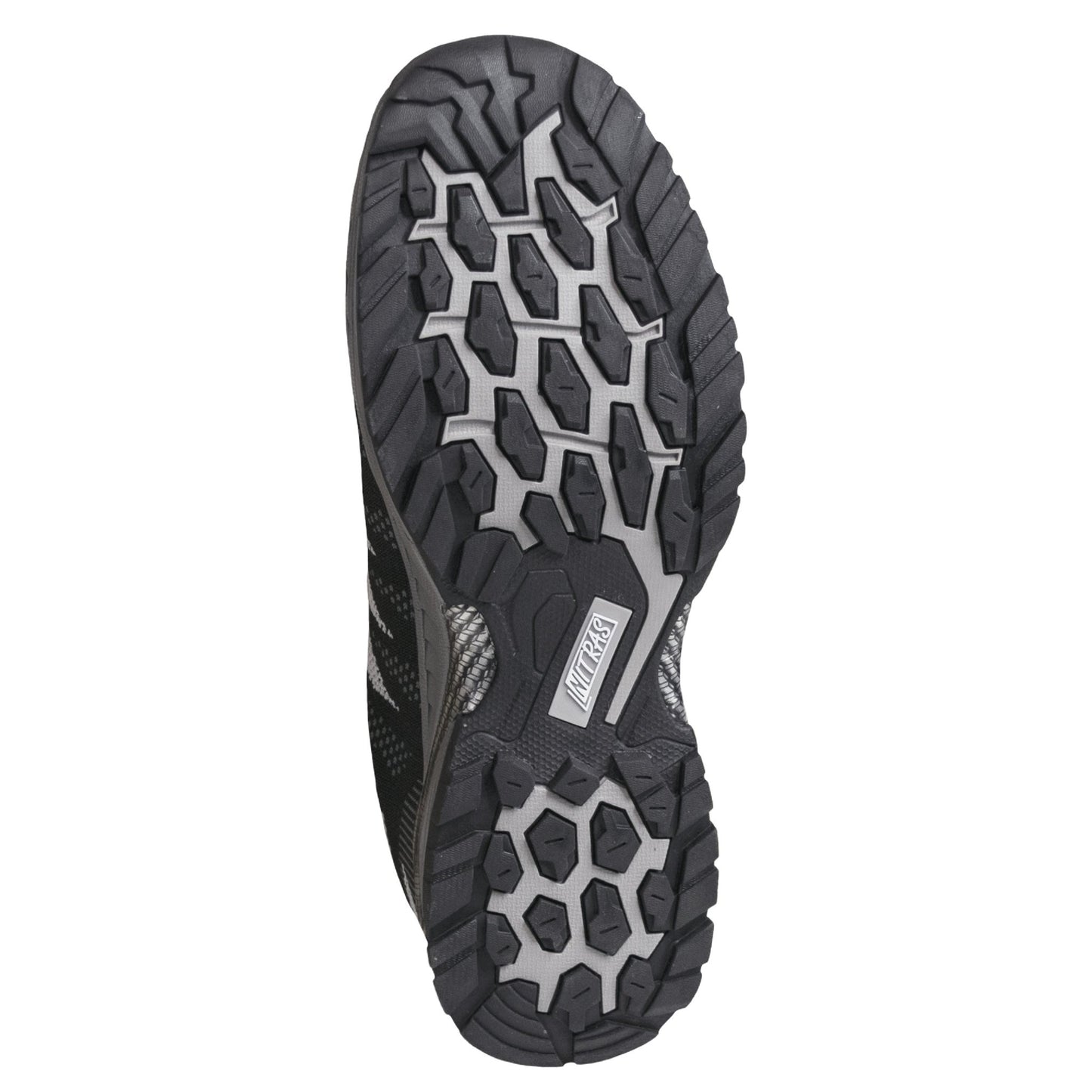 NITRAS PRO STEP FIT, Sicherheitshalbschuhe, schwarz / grau