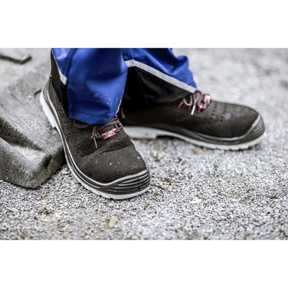 NITRAS MICRO STEP, S1P Sicherheitshalbschuhe, schwarz