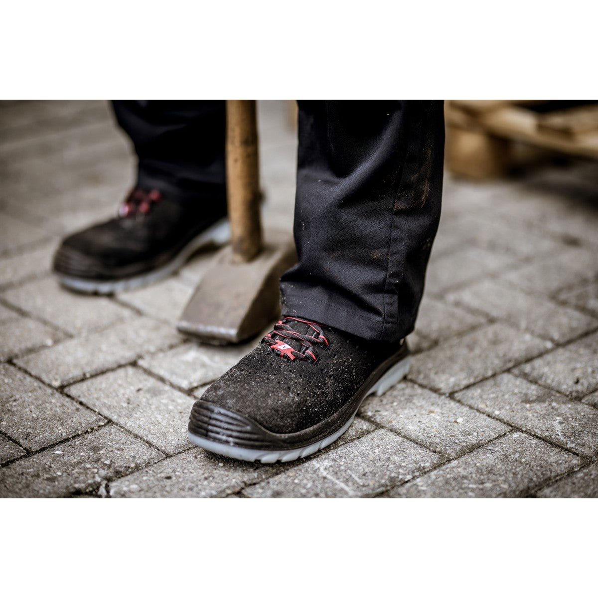 NITRAS MICRO STEP MID, S1 P Sicherheitsstiefel, halbhoch, schwarz