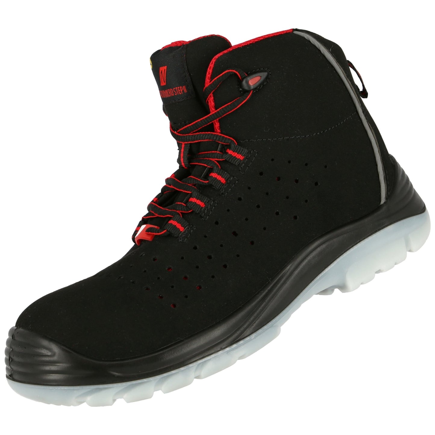 NITRAS MICRO STEP MID, S1 P Sicherheitsstiefel, halbhoch, schwarz