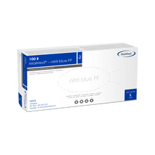 MaiMed-nitril blue PF Blau, unsteril, puderf. Latexfreie-Handschuhe zu 100 St./Box