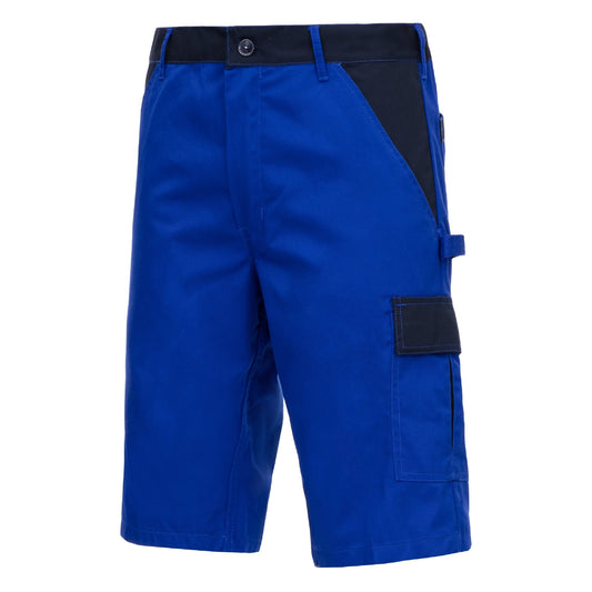 NITRAS MOTION TEX LIGHT, Arbeitshose, kurz, königsblau / marineblau