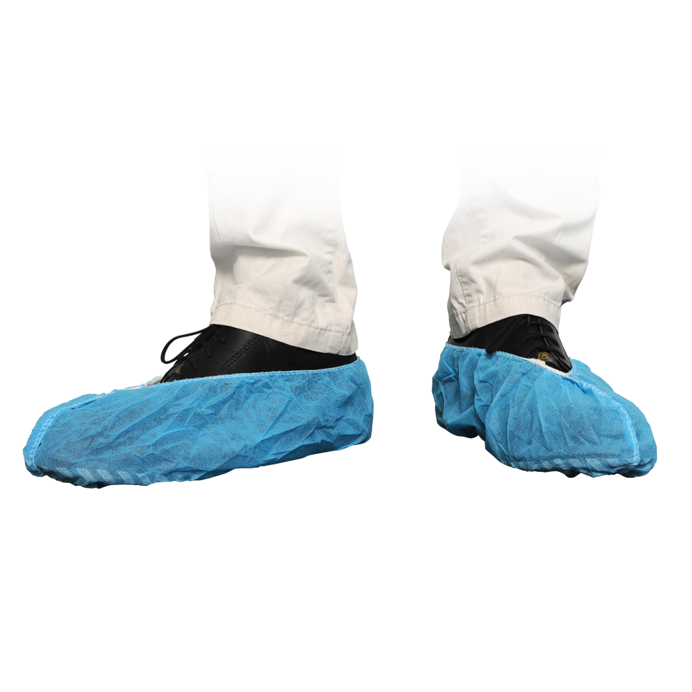 Couvre-chaussures MaiMed-Cover ABS Couvre-chaussures jetables en PP, bleu, 50 pièces/paquet. | Paquet (50 pièces)