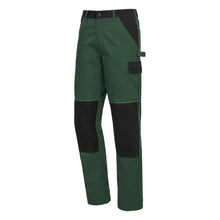 NITRAS MOTION TEX LIGHT, pantalon de travail, long, vert / noir