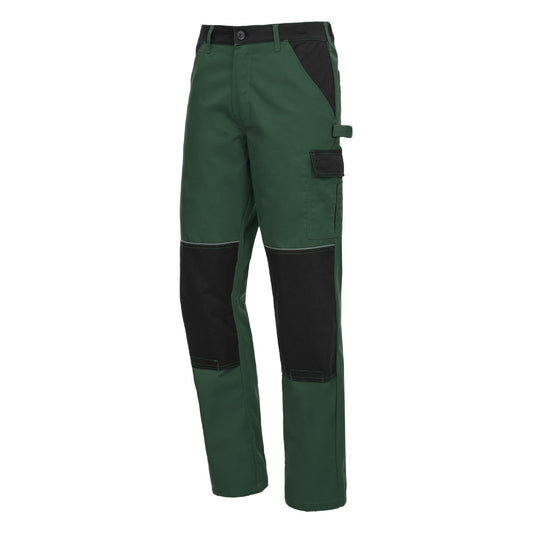 NITRAS MOTION TEX LIGHT, pantalon de travail, long, vert / noir