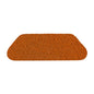 Le Twister HT S-Pad Orange (45x15 cm, 2 pièces, Diversey Deutschland GmbH & Co. OHG) est idéal pour le nettoyage en profondeur des sols non revêtus dans les zones à forte fréquentation - ici avec des poils orange serrés et des coins arrondis sur fond blanc.