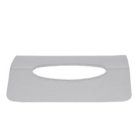 Un insert en plastique blanc (240 x 110 mm) destiné au distributeur de serviettes pliées QBic 7520112 de Diversey Deutschland GmbH & Co. OHG, conçu comme une solution hygiénique, représenté avec un trou central ovale sur fond blanc.