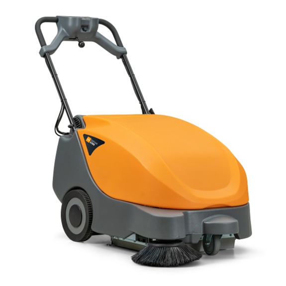 Das TASKI balimat 2300 RTU von Diversey Deutschland GmbH ist eine handgeführte Kehrsaugmaschine für das tägliche Kehrsaugen von mittleren Flächen, incl. 2 Walzenbürsten, Seitenbesen, 42.5Ah Batterie und Ladegerät.