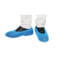 Couvre-chaussures MaiMed-Cover CPE Couvre-chaussures jetables en CPE, bleus, 100 pièces/paquet. | Paquet (100 pièces)