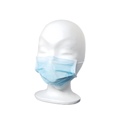 MaiMed-FM C plus.,Maske, unst. mit Gummi OP-Maske, unsteril, 3-lagig, Blau, 50 St./Box  | Box (50 Stück)