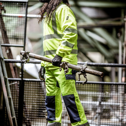 NITRAS MOTION TEX VIZ, lange Warn-Arbeitshose