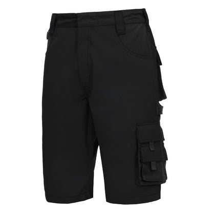 NITRAS MOTION TEX PLUS, Arbeitshose, kurz, schwarz