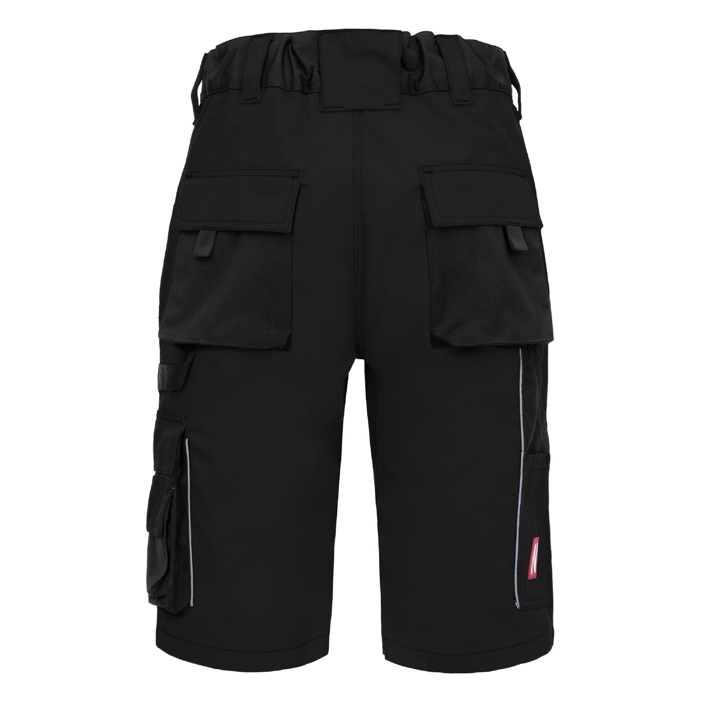 NITRAS MOTION TEX PLUS, Arbeitshose, kurz, schwarz